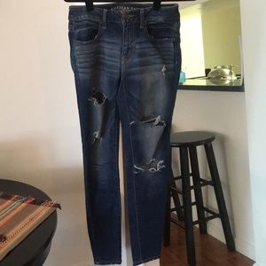 American Eagle ripped jeans